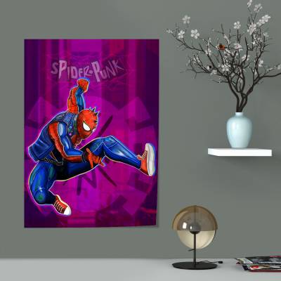 پوستر سیلک spider punk اسپایدر پانک کمیک