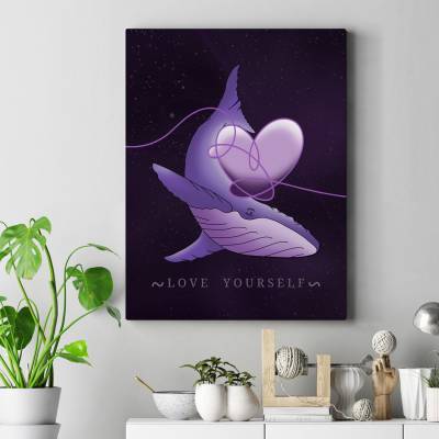تابلو کنواس (بوم) Whalien 52