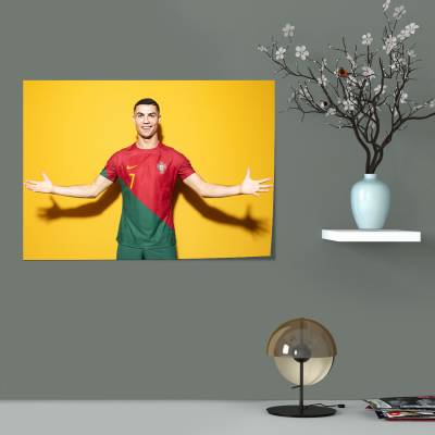 پوستر سیلک كريستيانو رونالدو - Cristiano Ronaldo- 7