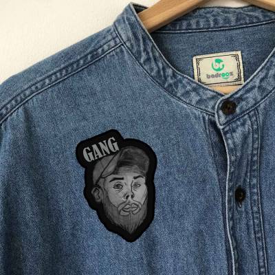 پچ حرارتی  GANG BOY مشکی
