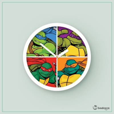 ساعت دیواری  Teenage Mutant Ninja Turtles