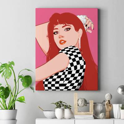 تابلو کنواس (بوم) Lisa blackpink 1