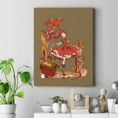 تابلو کنواس (بوم) Dancing Arrietty