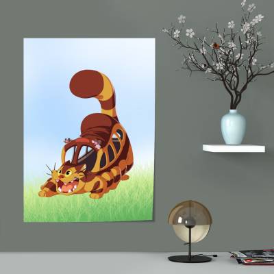 پوستر سیلک Catbus