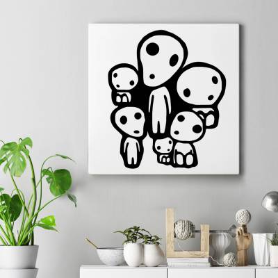 تابلو کنواس مربع (بوم) Kodama