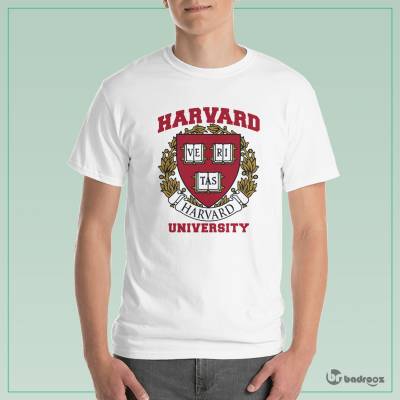 تی شرت مردانه لوگوی دانشگاه هاروارد Harvard University