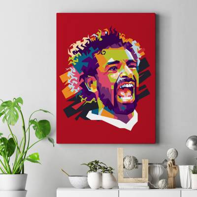 تابلو کنواس (بوم) محمد صلاح ( لیورپول ) -1- Mohamed Salah ( Liverpool )