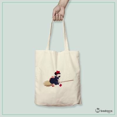 کیف خرید کتان Kiki Flying