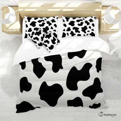 روتختی چاپی دو نفره Pattern  cows