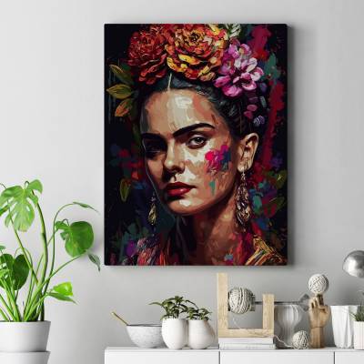 تابلو کنواس (بوم) فریدا کالو -- Frida Kahlo
