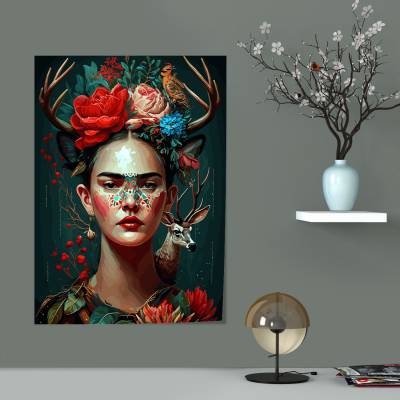 پوستر سیلک فریدا کالو -- 1Frida Kahlo