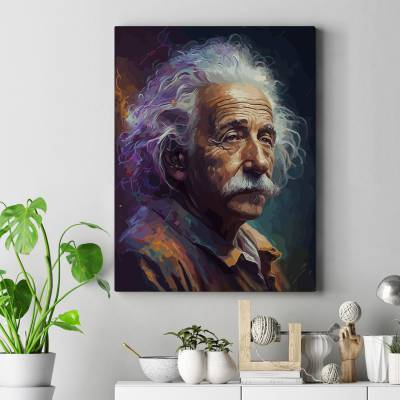تابلو کنواس (بوم) آلبرت اینشتین - - Albert Einstein