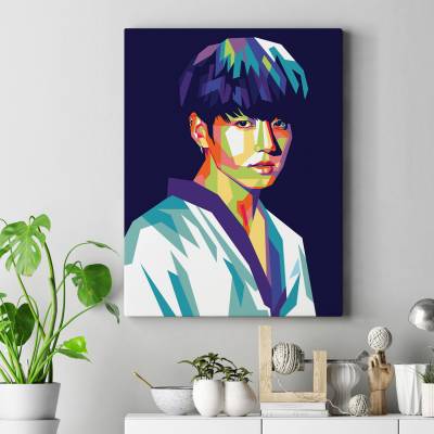 تابلو کنواس (بوم) جونگ کوک - Jungkook ( BTS )