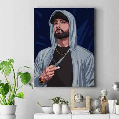 تابلو کنواس (بوم) امینم - - Eminem