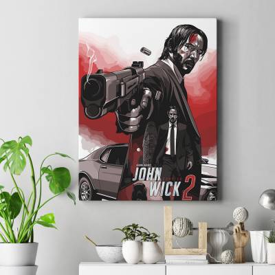 تابلو کنواس (بوم) John Wick --(جان ویک)