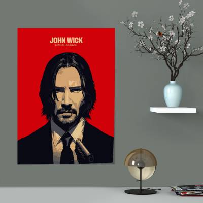 پوستر سیلک John Wick- -(جان ویک)