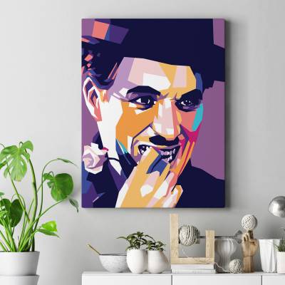 تابلو کنواس (بوم) چارلی چاپلین - Charlie Chaplin