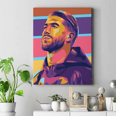 تابلو کنواس (بوم) سرخیو راموس - Sergio Ramos