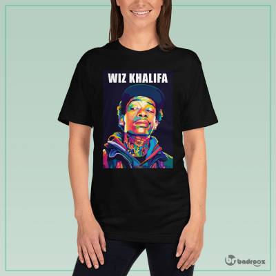 تی شرت زنانه ویز خلیفه - Wiz Khalifa