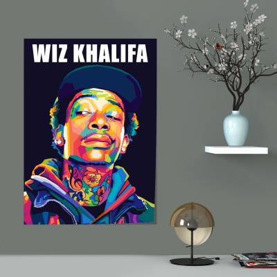 پوستر سیلک ویز خلیفه - Wiz Khalifa
