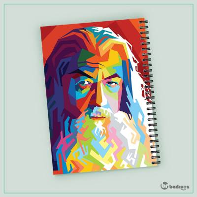 دفتر یادداشت ارباب حلقه ها - گاندولف - Gandalf-  Lord Of The Rings