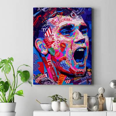 تابلو کنواس (بوم) آنتوان گریزمن -- Antoine Griezmann