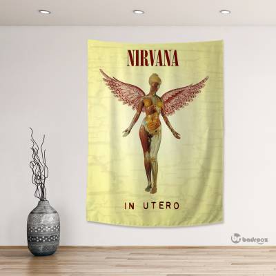 بک دراپ nirvana In Utero 2