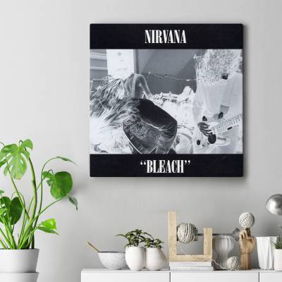 تابلو کنواس مربع (بوم) nirvana bleach
