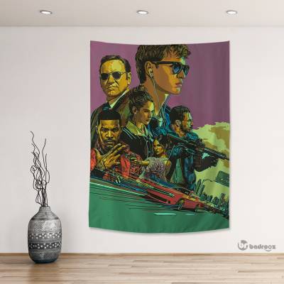 بک دراپ Baby Driver - (بیبی راننده)