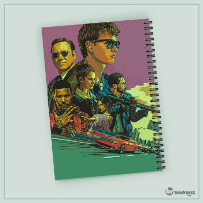 دفتر یادداشت Baby Driver - (بیبی راننده)