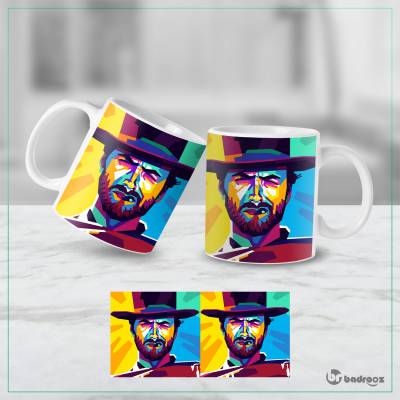 ماگ  طرح فیلم سینمایی خوب، بد، زشت - کد : 001