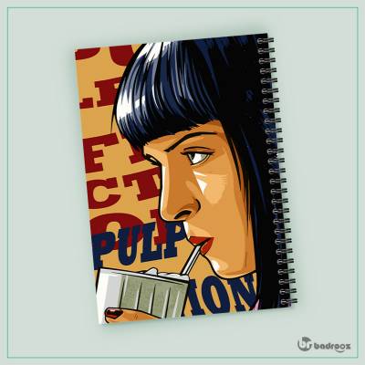 دفتر یادداشت طرح پالپ فیکشن (Pulp Fiction) - کد : 001