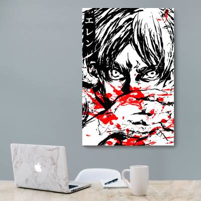 شاسی  طرح انیمه حمله به تایتان (Attack on titan) - کد 001