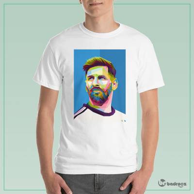 تی شرت مردانه طرح لیونل مسی -  کد : 003