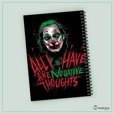 دفتر یادداشت طرح جوکر - کد : 006