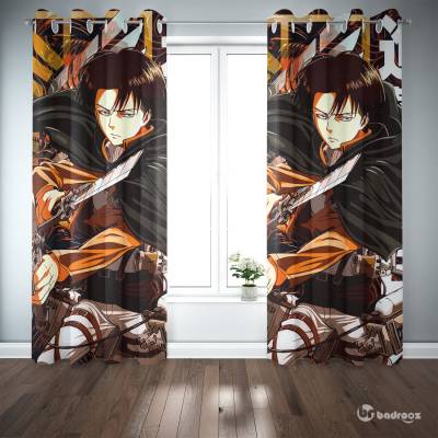 پرده پانچ طرح انیمه حمله به تایتان (Attack on titan) - کد 005