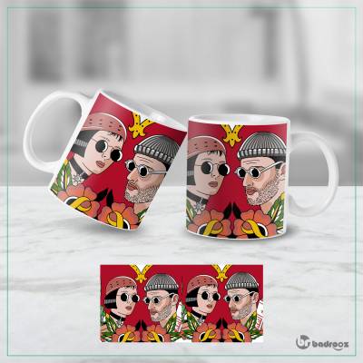 ماگ  طرح لئون حرفه ای -  کد : 002