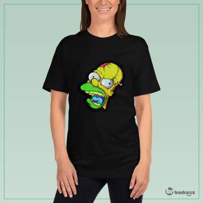 تی شرت زنانه طرح سیمپسون - کد : 001