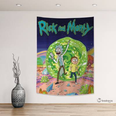 بک دراپ طرح ریک و مورتی - کد : 008