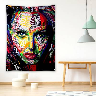 دراپ بنر طرح آنجلینا جولی - کد : 002