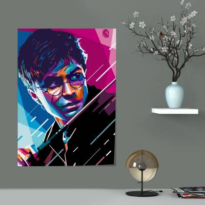 پوستر سیلک طرح هری پاتر - کد : 002