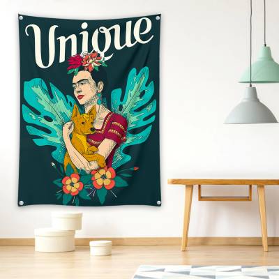 دراپ بنر طرح فریدا کالو - کد : 008