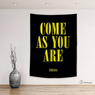 بک دراپ Nirvana  COME AS YOU ARE
