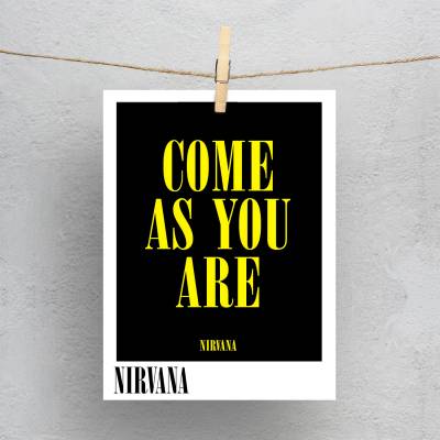 پولاروید Nirvana  COME AS YOU ARE