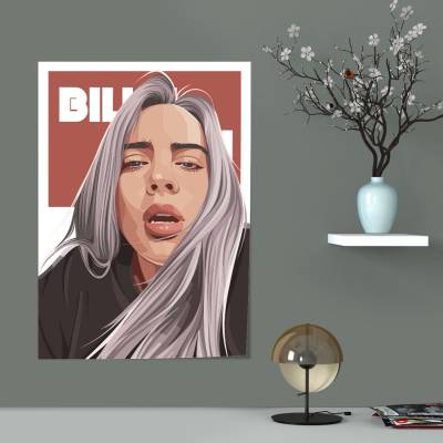 پوستر سیلک طرح بیلی آیلیش - کد : 005