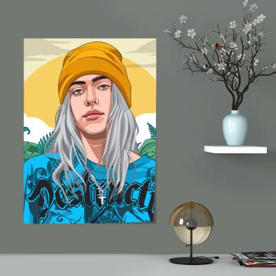 پوستر سیلک طرح بیلی آیلیش - کد : 006