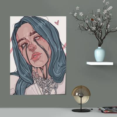 پوستر سیلک طرح بیلی آیلیش - کد : 018
