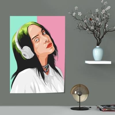 پوستر سیلک طرح بیلی آیلیش - کد : 028