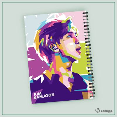 دفتر یادداشت  طرح BTS - بی تی اس - کد : 006