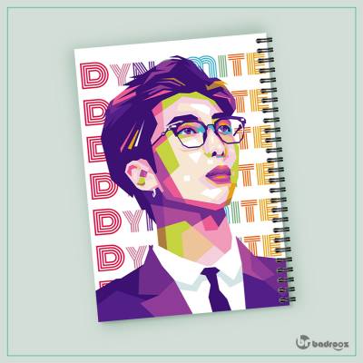 دفتر یادداشت طرح BTS - بی تی اس - کد : 007